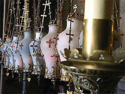 Encensoirs à l'église du Saint Sépulcre