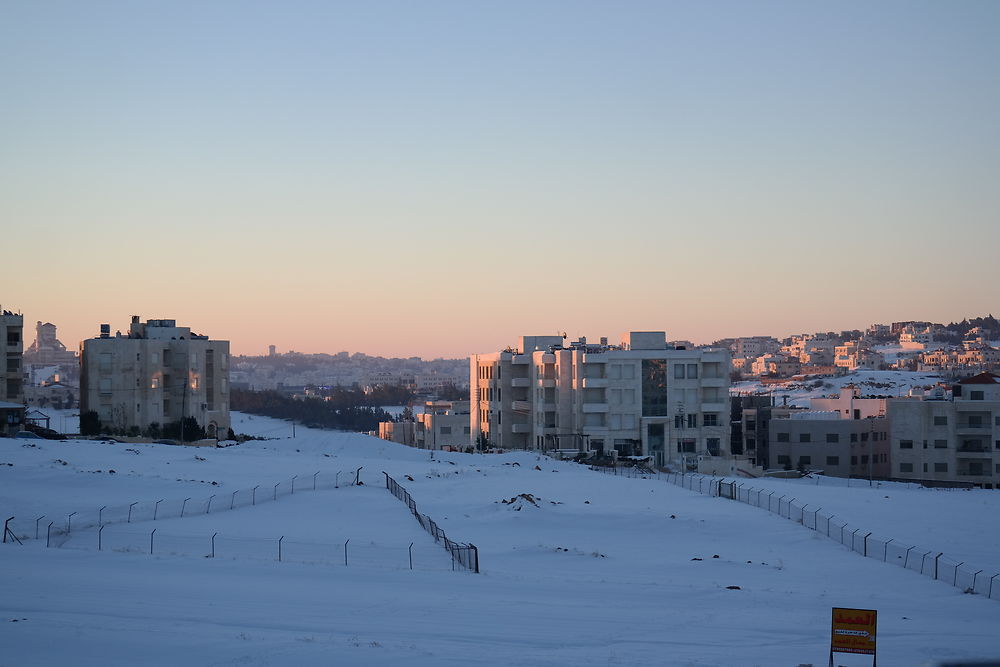 Amman sous la neige