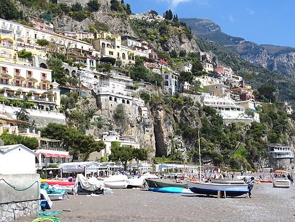 La côte amalfitaine en Italie 