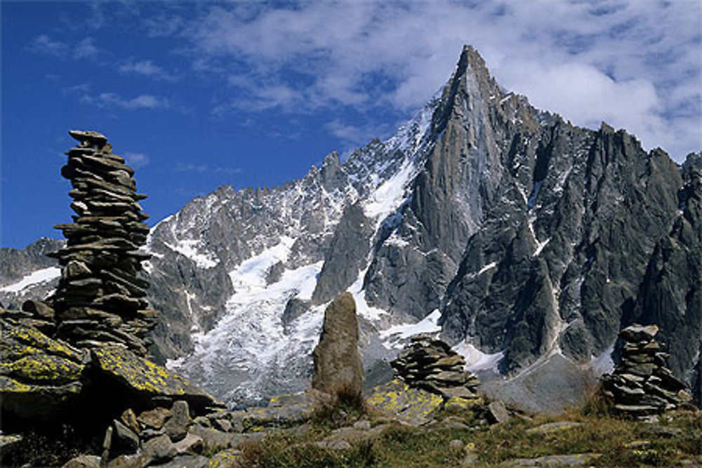 Les Drus depuis le signal Forbes