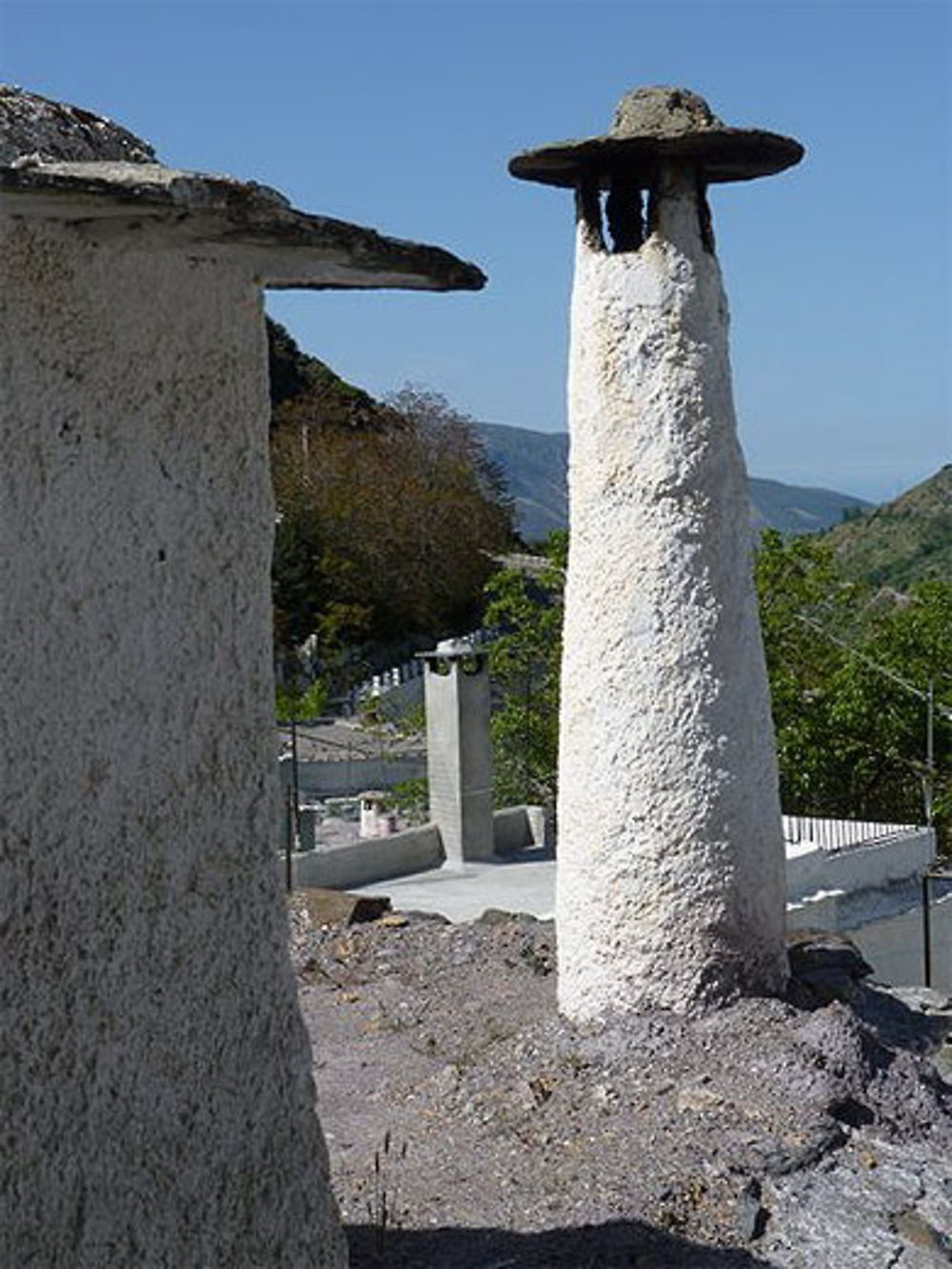 Cheminée typique des Alpujarras