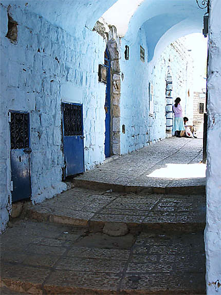 Ruelles de Safed, le ville de la mystique kabbale