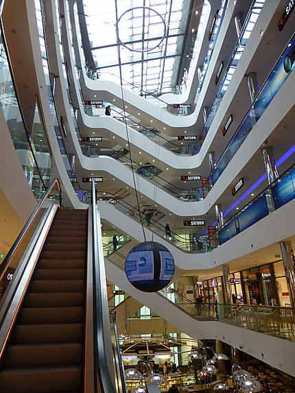 Centre commercial moderne sur la Ko