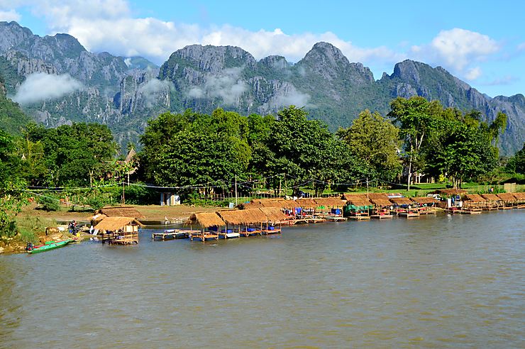Calme à Vang Vieng, Laos