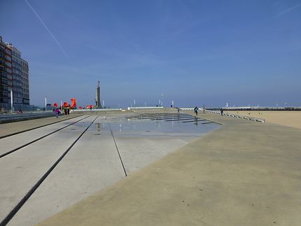 Esplanade à Ostende