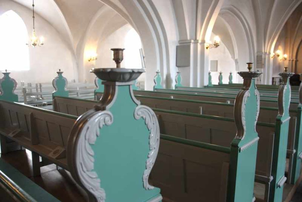 Intérieur de la belle église de Grenaa