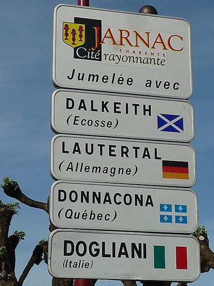 Jarnac et ses villes jumelées