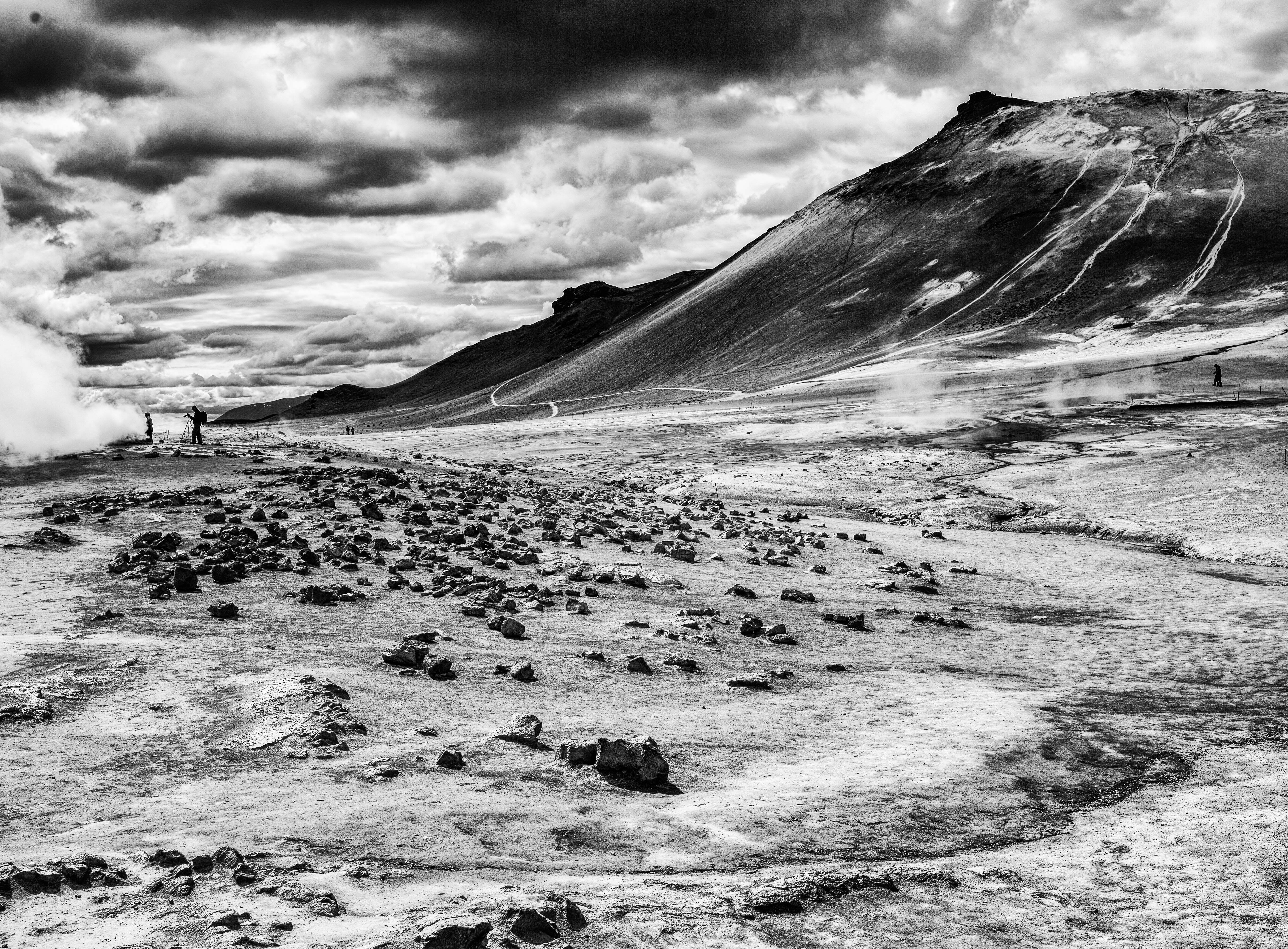 Fumées au Lac Mývatn Fumées au Lac Mývatn
