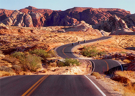 Easy riders dans Valley of Fire Easy riders dans Valley of Fire