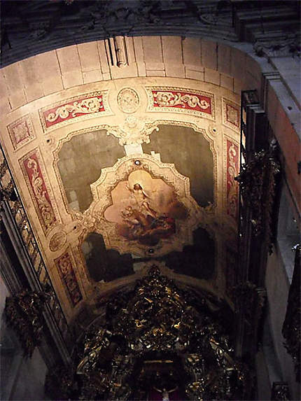 Eglise des Carmes : plafond peint