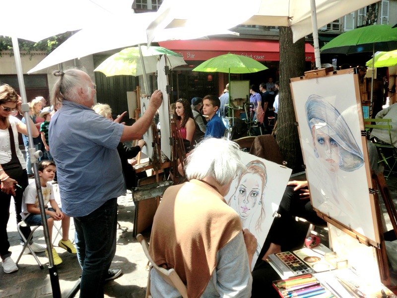Les peintres de Montmartre Les peintres de Montmartre
