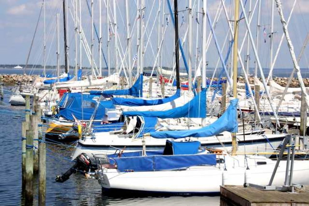 Port de Struer (Struer se situé près d'Holstebro)