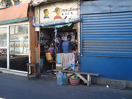 Salon de coiffure à Dakar