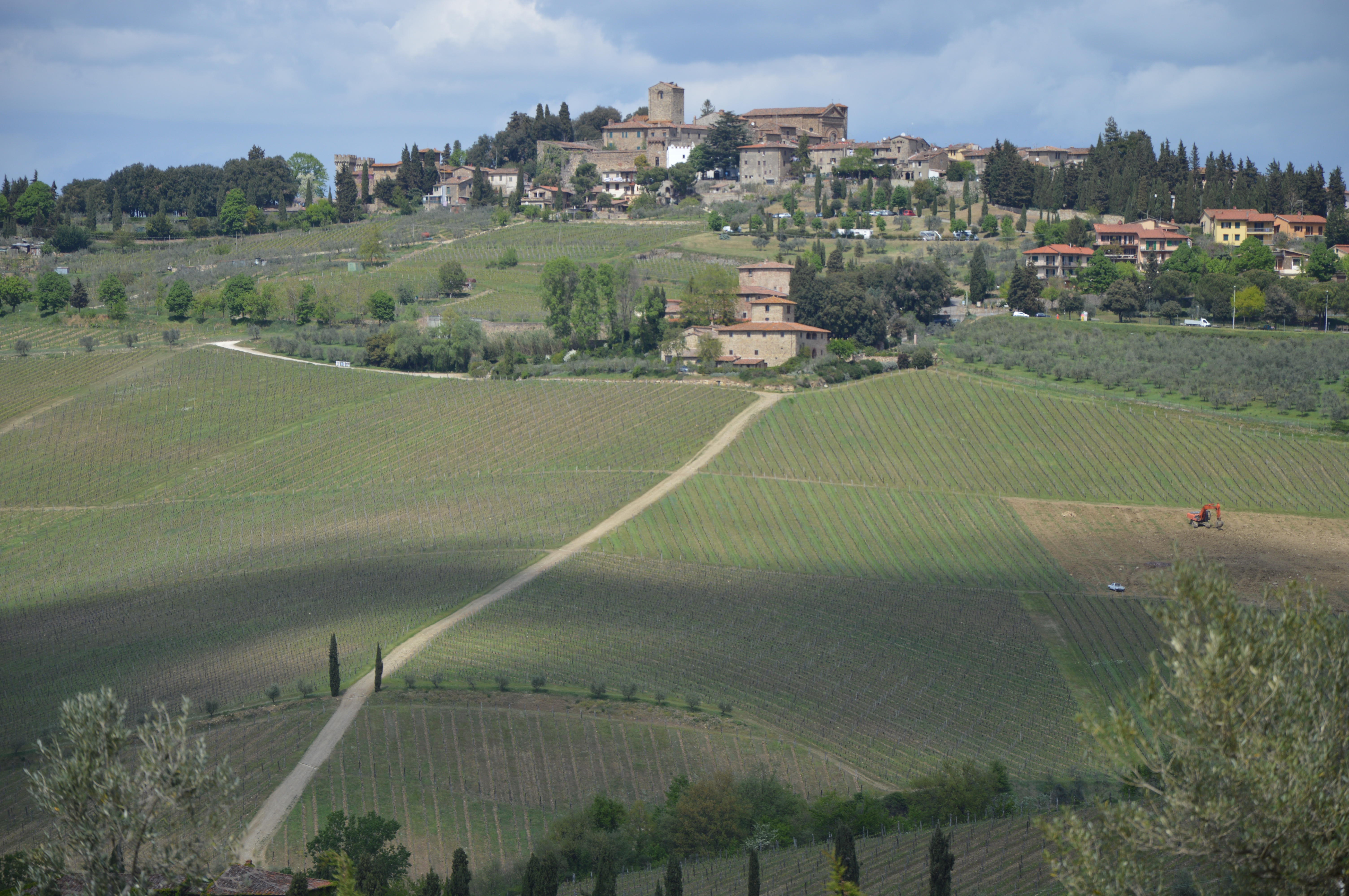 Sur la route de Panzano in Chianti Sur la route de Panzano in Chianti