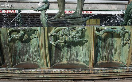 La statue de Poséidon à Göteborg