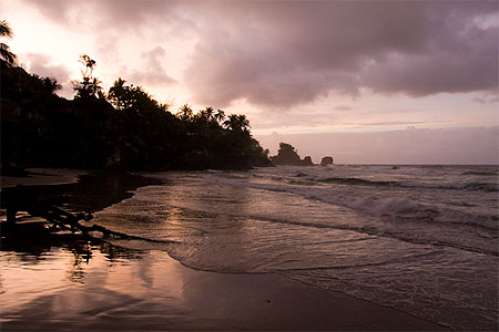 Blanchisseuse sunset Blanchisseuse sunset
