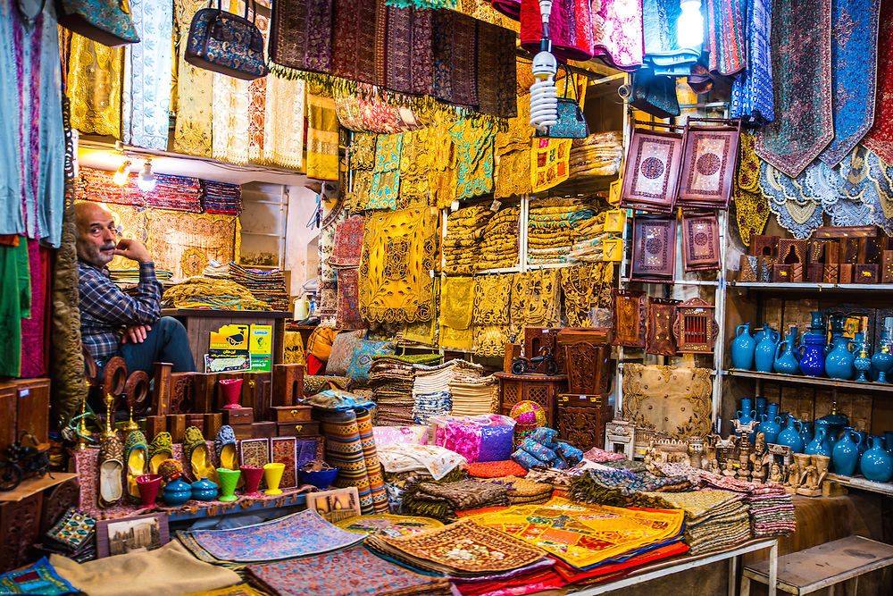 Dans le bazar de Shiraz