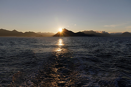 Midnight Sun on the Lofoten