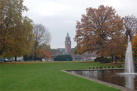 La gare de Wiesbaden La gare de Wiesbaden