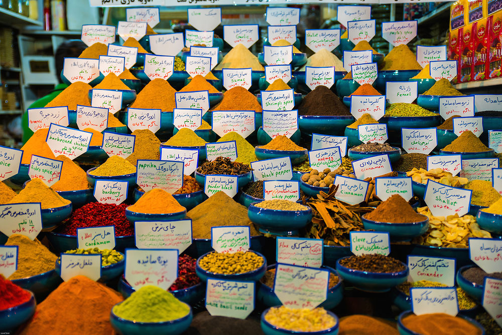 Dans le bazar de Shiraz