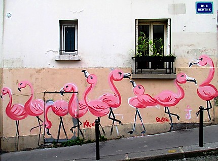 Les Flamants roses de Montmartre 