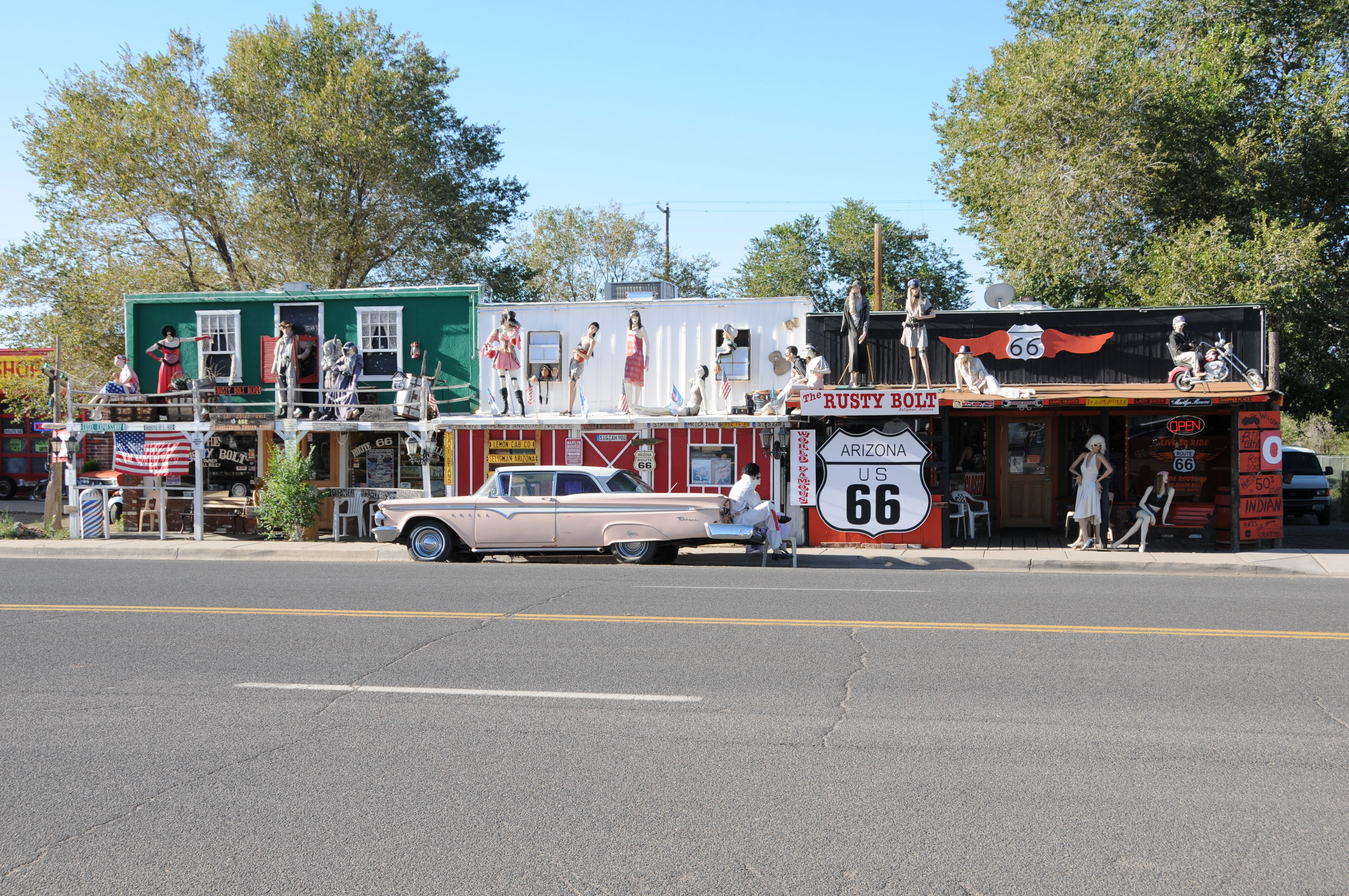 Route 66, seligman, arizona Route 66, seligman, arizona