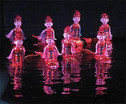Spectacle des marionnettes sur l'eau