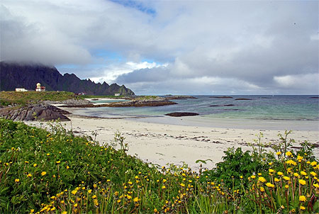 La plage d'Andenes La plage d'Andenes