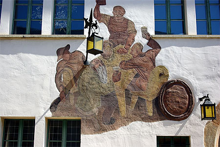 La fresque "Zecherrunde" La fresque "Zecherrunde"