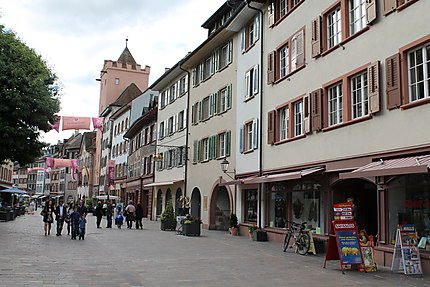 Grande rue piétonne de Rheinfelden