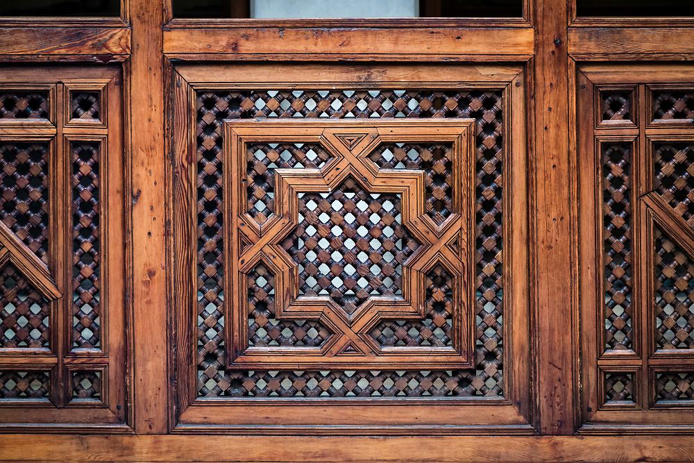 Balustrade en moucharabieh