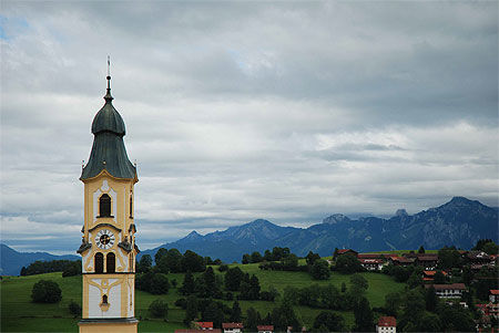 L’église baroque St. Nikolaus à Pfronten