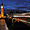 Big ben and Westminster bridge by night