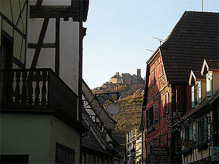 Ribeauvillé et le château de Saint-Ulrich