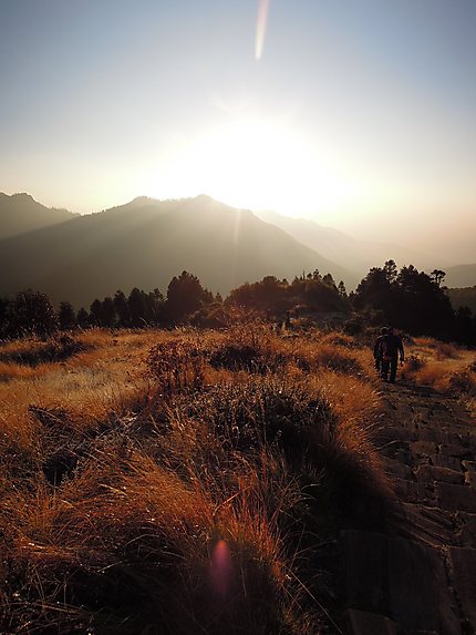 Lever de soleil à Poon Hill, Népal