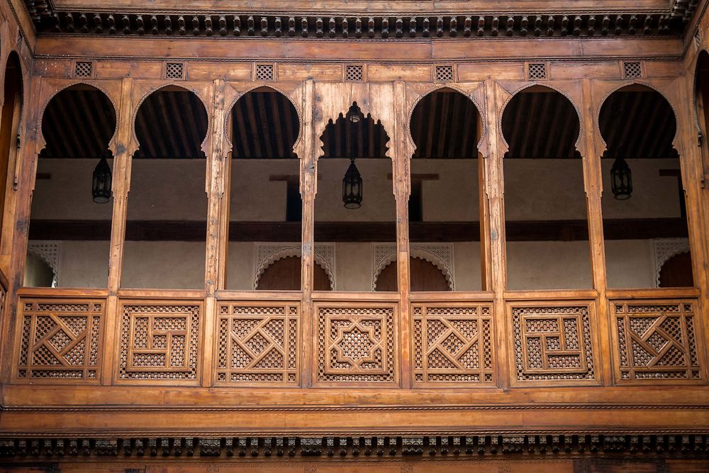 Balustrade en moucharabieh