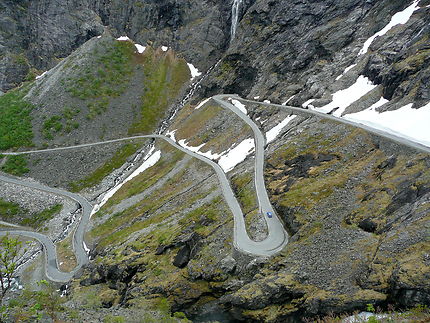La route des Trolls près de Geirangerfjord