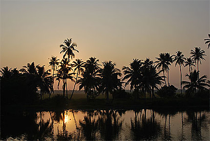 Sunset backwaters