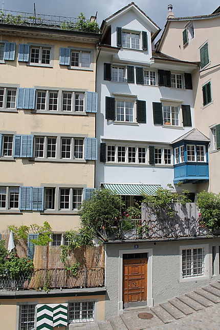 Beaux immeubles de Zurich