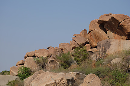Les rochers insolites de Hampi