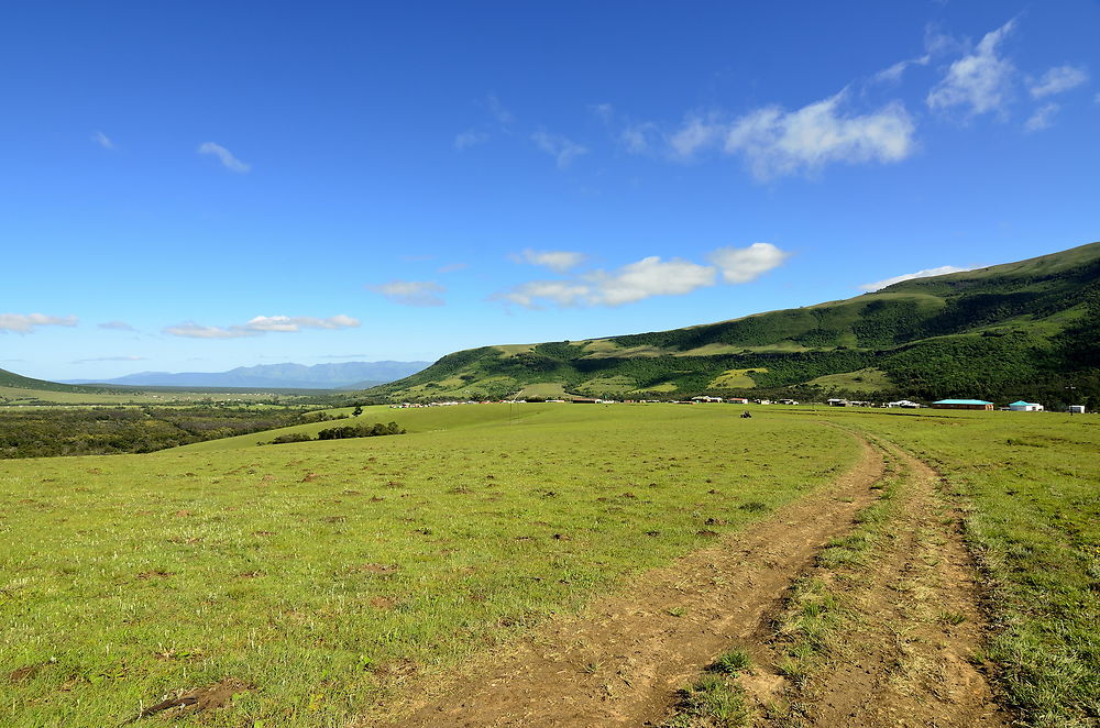 Route en terre sur la Wild Coast