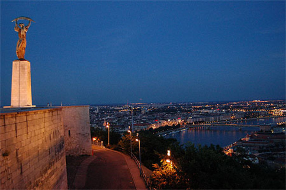 Le sud de Budapest, vu du Mont Gellert