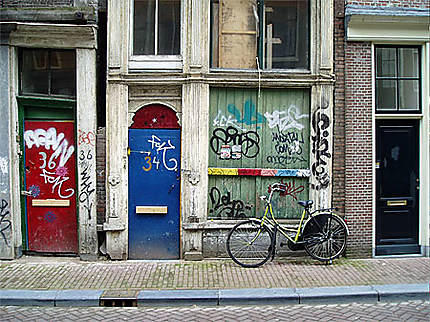 Dans les rues d'Amsterdam