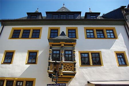 La façade du "Hiltmannsches Haus" La façade du "Hiltmannsches Haus"