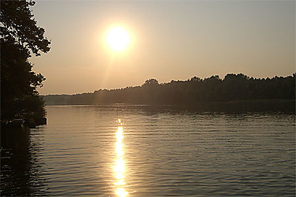 Danube au coucher de soleil