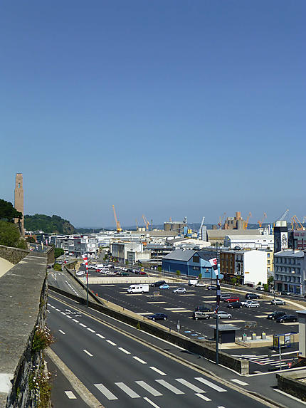 Brest vue sur la ville basse