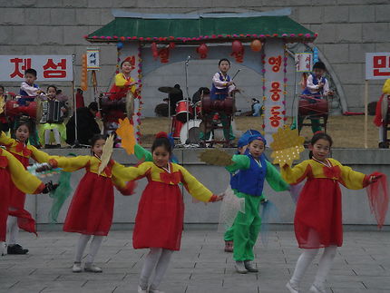 Orchestre d'enfants à PyongYang