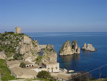 Vue de Scopello