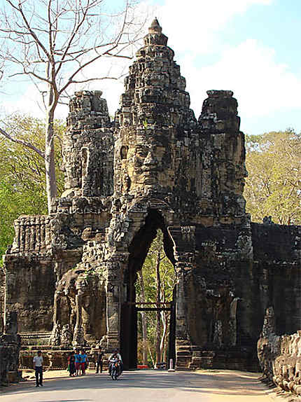 La porte Sud d'Angkor Tom