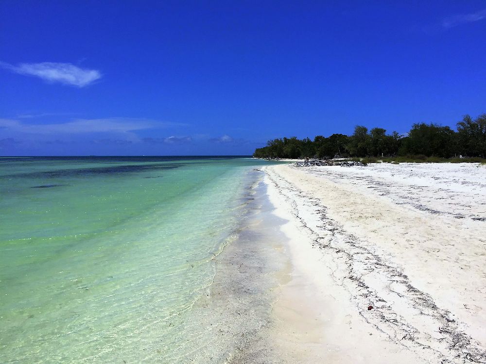 Sable blanc, Cayo Blanco à Cuba